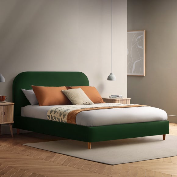 Silentnight Fara Bed Frame, Velvet - image 1