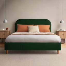 Silentnight Fara Bed Frame, Velvet - thumbnail 2