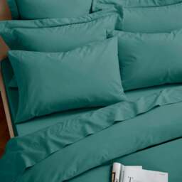 Dorma Crisp & Fresh 400 Thread Count Egyptian Cotton Percale Standard Pillowcase - thumbnail 1