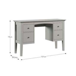Lynton 4 Drawer Dressing Table - thumbnail 6