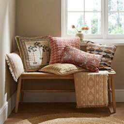 Kilim Global Geometric Cotton Cushion - thumbnail 5