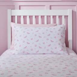Butterfly Seersucker 100% Cotton Duvet Cover & Pillowcase Set - thumbnail 2
