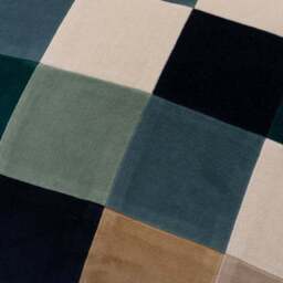 Clara Patchwork Velvet Rectangle Cushion - thumbnail 2