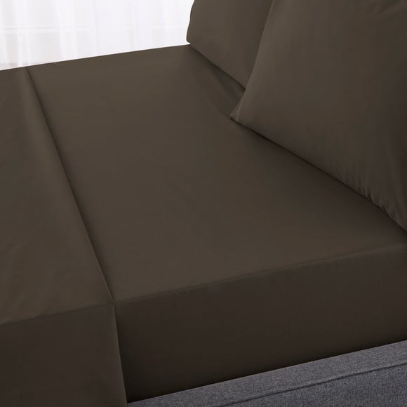 Hotel 230 Thread Count Percale 100% Cotton Fitted Sheet - image 1