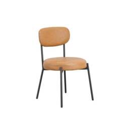Smith Faux Leather Set of 2 Dining Chairs - thumbnail 3