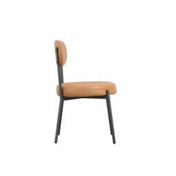 Smith Faux Leather Set of 2 Dining Chairs - thumbnail 4