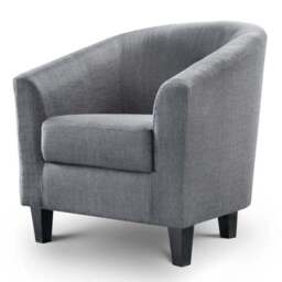 Hugo Linen Tub Chair - thumbnail 2