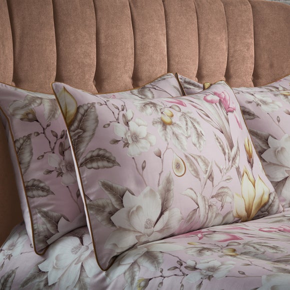 EW by Edinburgh Weavers Lavish Floral Blush 100% Cotton Sateen Pillowcase Pair - image 1