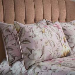 EW by Edinburgh Weavers Lavish Floral Blush 100% Cotton Sateen Pillowcase Pair - thumbnail 1