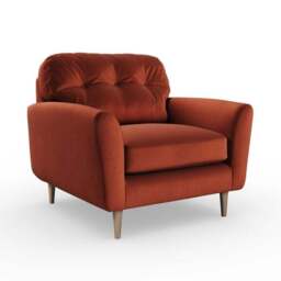 Sven Opulent Velvet Snuggle Chair - thumbnail 6