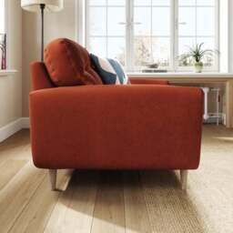 Sven Opulent Velvet Snuggle Chair - thumbnail 2