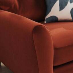 Sven Opulent Velvet Snuggle Chair - thumbnail 5