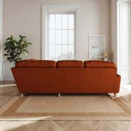 Martha Matte Plush Velvet Full Corner Sofa - thumbnail 3