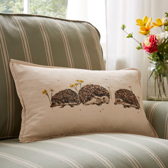 Hedgehog Cotton Rectangle Cushion - image 1