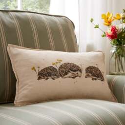 Hedgehog Cotton Rectangle Cushion