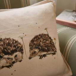 Hedgehog Cotton Rectangle Cushion - thumbnail 4