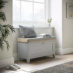 Bromley II Storage Bench With Cushion - thumbnail 1