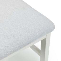 Coxmoor Set of 2 Dining Chairs, Ivory Faux Linen - thumbnail 6
