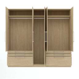 Foster 5 Door 6 Drawer Wardrobe - thumbnail 4