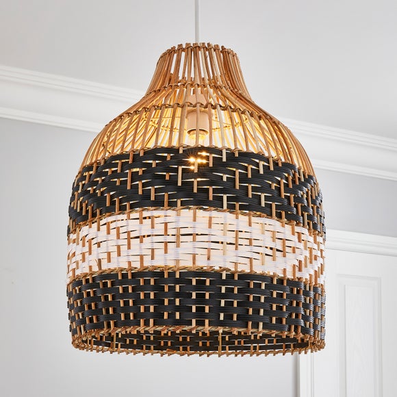 Yanha Rattan Easy Fit Pendant Shade by Dunelm