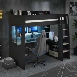 Kyrk Gaming High Sleeper Bed Frame - thumbnail 1