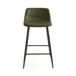 Jayden Counter Height Bar Stool, Faux Leather - thumbnail 4