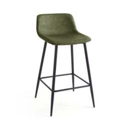 Jayden Counter Height Bar Stool, Faux Leather - thumbnail 5