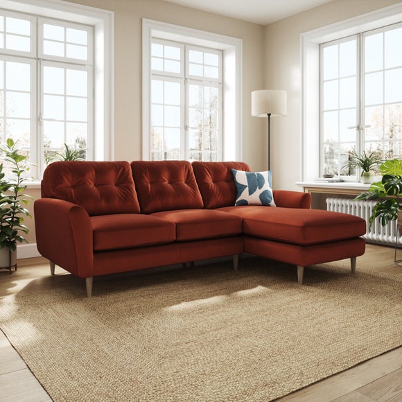 Sven Opulent Velvet Large Corner Chaise Sofa - image 1