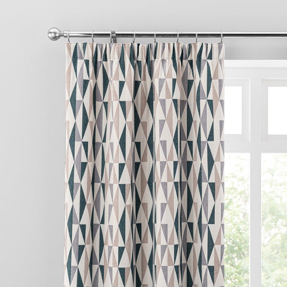 Elements Triangles Pencil Pleat Curtains - image 1