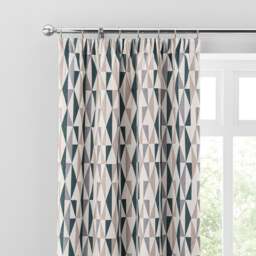 Elements Triangles Pencil Pleat Curtains - thumbnail 1