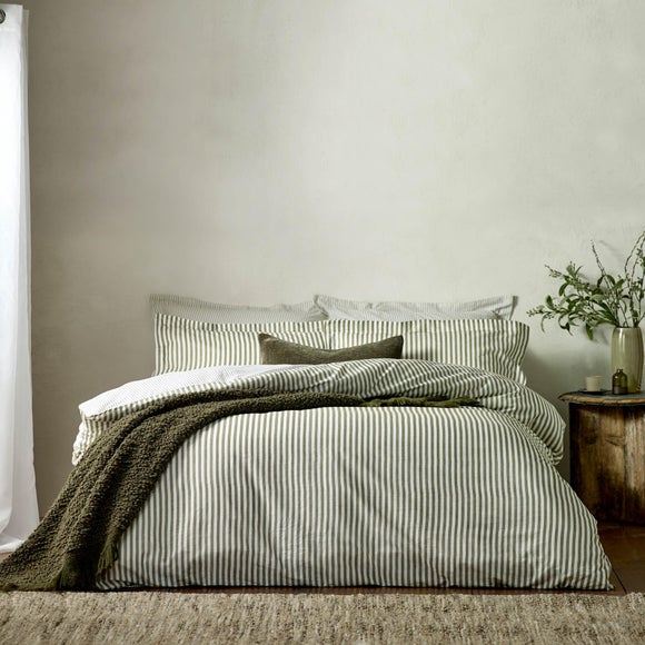 Yard Hebden Reversible 100% Cotton Duvet Cover & Pillowcase Set - image 1