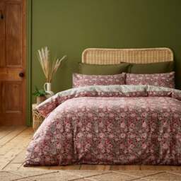 Ziara 100% Cotton Duvet Cover and Pillowcase Set - thumbnail 1