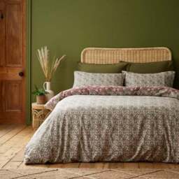 Ziara 100% Cotton Duvet Cover and Pillowcase Set - thumbnail 3