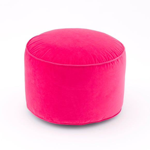 Eliza Velvet Pouffe - image 1