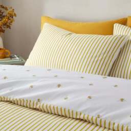 Printed Bee Duvet Cover & Pillowcase Set - thumbnail 4