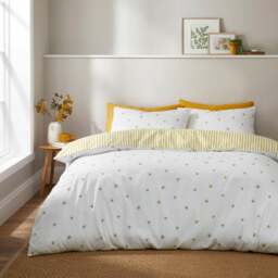 Printed Bee Duvet Cover & Pillowcase Set - thumbnail 1