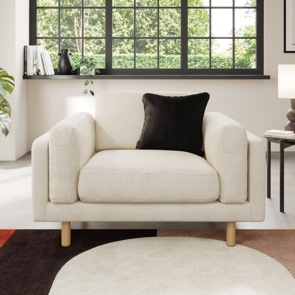 Newton Chunky Tonal Weave Snuggle Chair - image 1