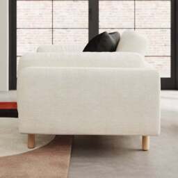 Newton Chunky Tonal Weave Snuggle Chair - thumbnail 2