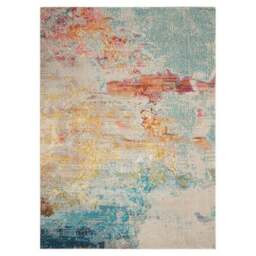 Multi Coloured Celestial Sealife Rug - thumbnail 2