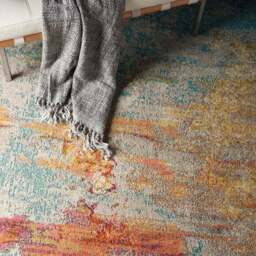 Multi Coloured Celestial Sealife Rug - thumbnail 3