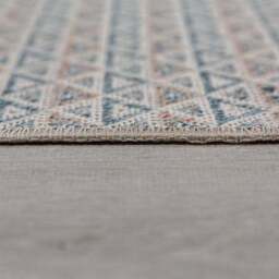 Geo Diamond Woven Washable Rug - thumbnail 4