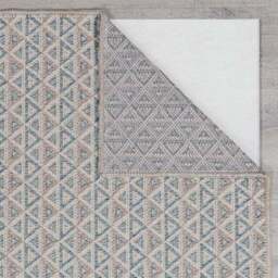 Geo Diamond Woven Washable Rug - thumbnail 3