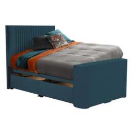 Sweet Dreams Opulence Vertical Pleated Side Lift Ottoman TV Bed - thumbnail 3