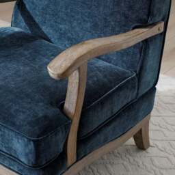 Esme Luxe Chenille Occasional Chair - thumbnail 4
