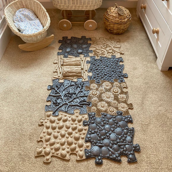 Muffik Natural Orthopaedic Sensory Play Mat Set of 8 - image 1