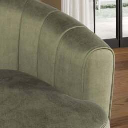 Carmen Quilted Velvet 2 Seater Sofa - thumbnail 4