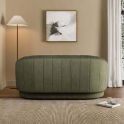 Carmen Quilted Velvet 2 Seater Sofa - thumbnail 2