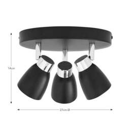 Alto 3 Light Semi Flush Spotlight - thumbnail 6