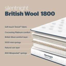 Silentnight Wool Naturals 1800 Pocket Mattress - thumbnail 6