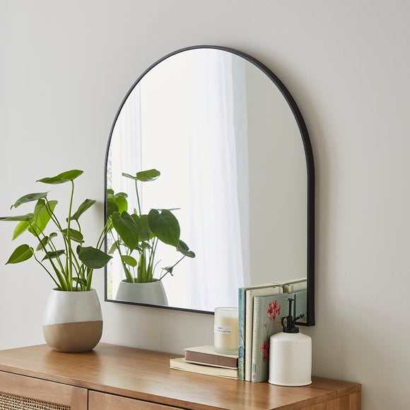 Essentials Arched Overmantel Wall Mirror - image 1